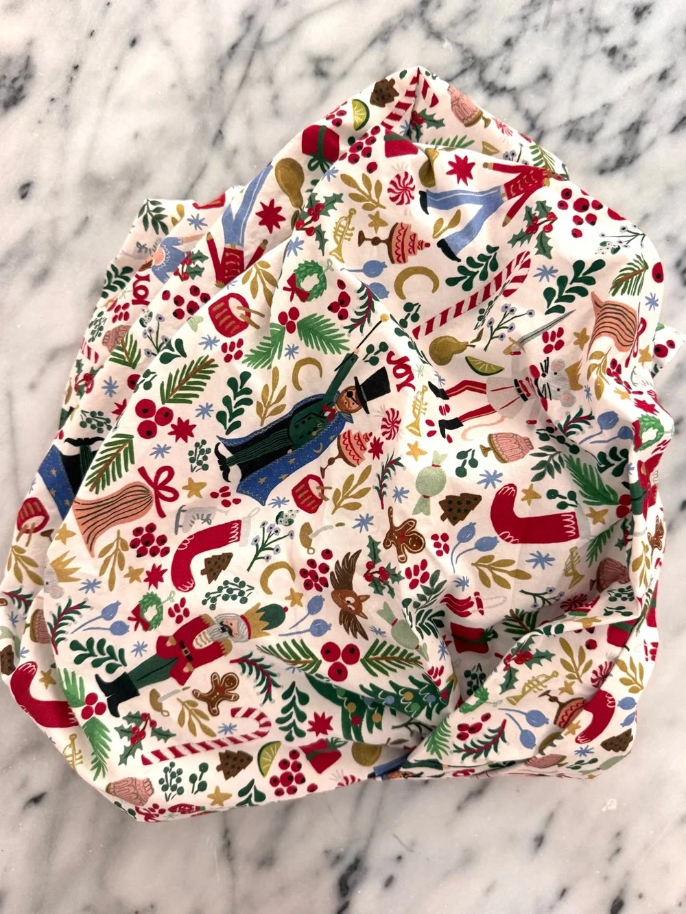 Rifle Paper Co. for Pottery Barn Kids. Nutcracker Fitted Crib Sheet
